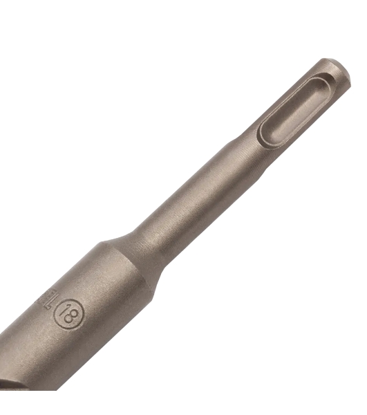 Бур по бетону Denzel двойная спираль, Cobalt W-tip, 18x600 мм, SDS PLUS