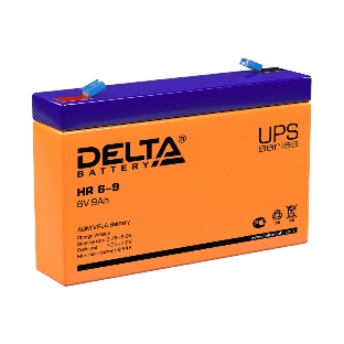 Батарея для ИБП Delta HR 6-9 (634W) (6V, 9Ah)