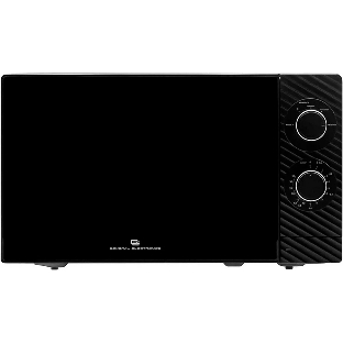 Микроволновая печь General Electronics GE-MS120B черный, 20 л, 700 Вт, переключатели - поворотный механизм
