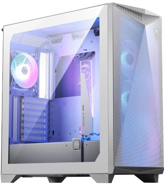 Компьютерный корпус MSI MPG GUNGNIR 300R AIRFLOW White, Midi Tower, EATX,2xUSB 3.2 Gen 1, 1xUSB 3.2 Gen2 Type-C,4x120мм PWM ARGb Fan, ARGb+PWM Control Board, Tempered Glass Window