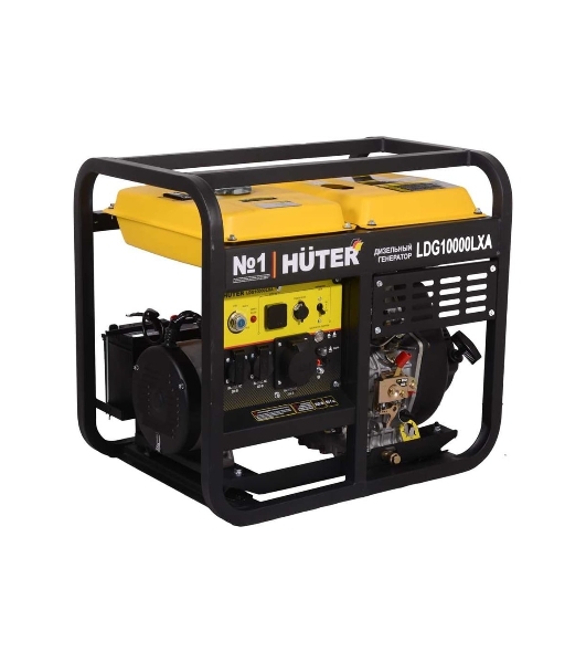 Электрогенератор дизельный Huter LDG 10000LXА, 8.5 кВт, 82 дБ, 124.8 кг