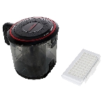 Пылесос Bosch BGS41POW1 черный/красный, 350/700 Вт, уборка сухая, пылесборник контейнер 2.4 л, фото4
