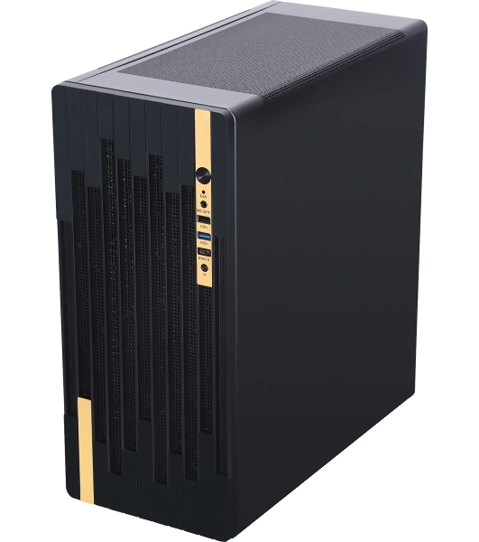 Компьютерный корпус Accord ACC-188R2 черный без БП ATX 4x120мм 1xUSB 2.0 1xUSB 3.0 1xUSB3.1 audio