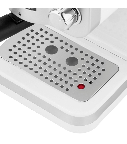 Кофеварка рожковая Maunfeld MF-735WH PRO белый, исп. кофе - молотый, 1.25 л, 1100 Вт, 15 бар