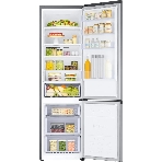 Холодильник Samsung RB38C600DSA/EF серебристый двухкамерный 276/114л морозилка снизу, No Frost, фото 1