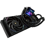 Система жидкостного охлаждения Thermalright Frozen Vision 360 V2 (360мм, LED, Black, ARGB/Fans: 3x120мм, 69CFM, 27dBA, 2150RPM/Pump height 60мм, 23dBA, 3000RPM, Rad thickness 27мм/S: 1700, 1200, 1851, 115X, 2011, 2066, AM5, AM4), фото7