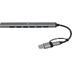 USB-концентратор Digma DHUB-7USB-AC-2.0, USB-C + USB-A, USB 2.0 7 портов, USB, фото8
