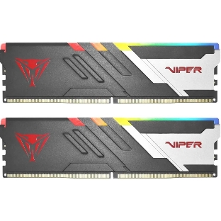 Оперативная память Patriot Viper Venom, DDR5, 32GB (2x16GB), 7400MHz, CL36, DIMM, с радиаторами, RGB, черный
