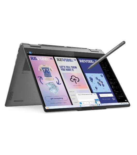 Ноутбук Lenovo Yoga 7 14ILL10 Core Ultra 7 256V 16Gb SSD512Gb Intel Arc 140V 14' OLED Touch WUXGA (1920x1200) без ОС grey WiFi BT Cam (83JQ007YRK)