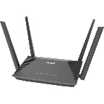 Роутер беспроводной Asus RT-AX52 AX1800 10/100/1000BASE-TX черный, фото 1