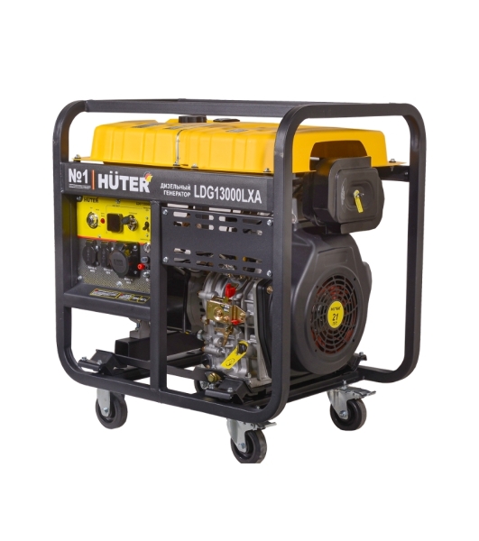 Электрогенератор дизельный Huter LDG 13000LXА, 9.5 кВт, 82 дБ, 142.5 кг