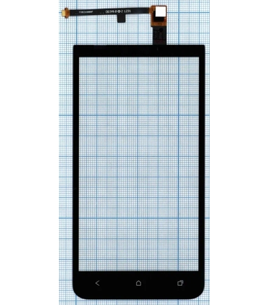 Сенсорное стекло (тачскрин) для HTC One XC X720d, черное