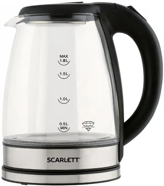 Чайник электрический Scarlett SC-EK27G88 черный