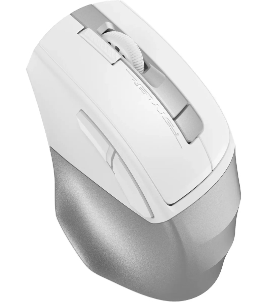 Мышь беспроводная A4Tech Fstyler FG45CS Air2 белый/серебристый, 2000 dpi, радиоканал, USB, кнопки - 7