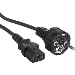 Шнур сетевой Rexant СЕЕ 7/7 (Schuko) – IEC 320 C13 3x0,75мм², длина 5м, фото 1