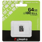 Флеш карта Kingston Canvas Select Plus microSDXC 64Gb C10 SDCS3/64GbSP, фото 1