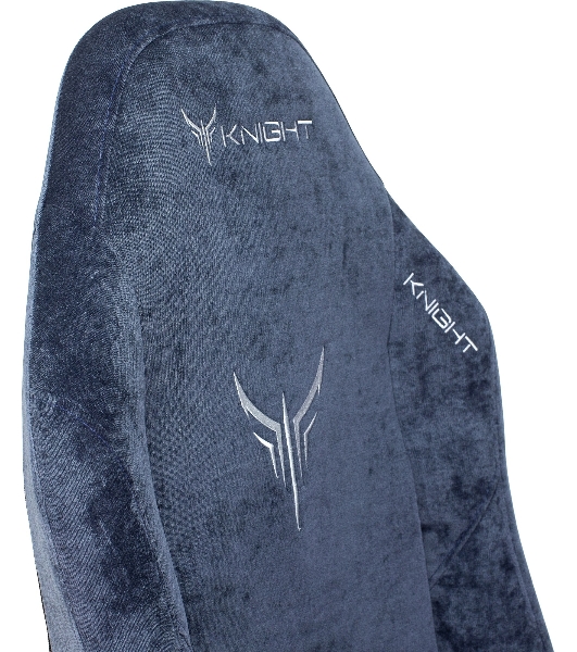 Кресло Knight N1 Fabric синий, ткань, 120 кг, механизм качания
