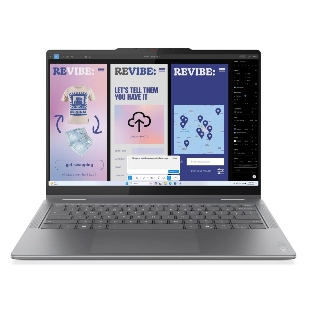 Ноутбук Lenovo Yoga 7 14ILL10 Core Ultra 7 256V 16Gb SSD512Gb Intel Arc 140V 14' OLED Touch WUXGA (1920x1200) без ОС grey WiFi BT Cam (83JQ007YRK)