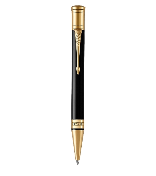 Ручка шариковая Parker Duofold K74 (CW1931386) Black GT, M, черные чернила, подарочная коробка