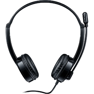 Гарнитура Rapoo H120 чёрный, проводная, USB