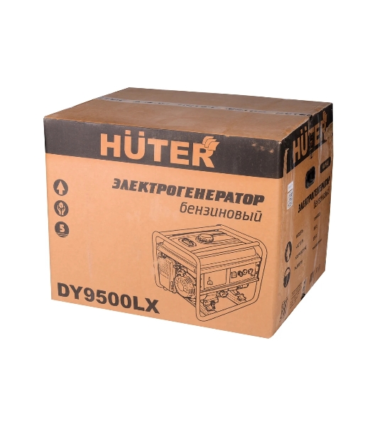 Электрогенератор бензиновый Huter DY9500LX, 8 кВт, 91 дБ, 80 кг