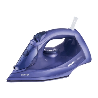 Утюг Centek CT-3300 фиолетовый, 2800 Вт, 60 г/мин, 190 г/мин, 600 мл