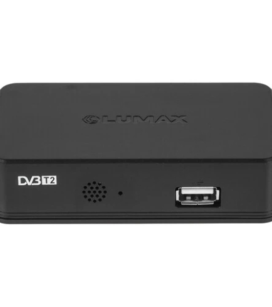 Приставка для цифрового ТВ LUMAX DV1120HD черный, DVB-T2, DVB-T, DVB-C, HDMI, USB 2.0