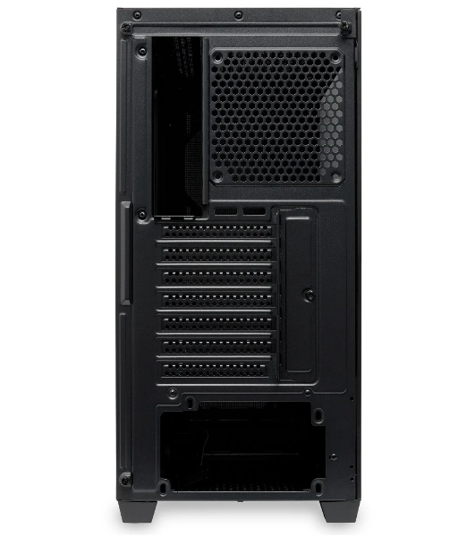 Компьютерный корпус без блока питания Case HSPD M740, Mesh Mid Tower, черный, TG, 0.6 SPCC, no fans, E-ATX, ATX, mATX, mITX, 170/400/200мм, 4x2.5', 2x3.5', 7xPCI, 1xUSB-A 3.0, 1xUSB-C 3.0, 460x218x450мм