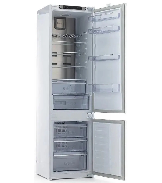 Встраиваемый холодильник Beko Diffusion BCNA306E2S двухкамерный белый