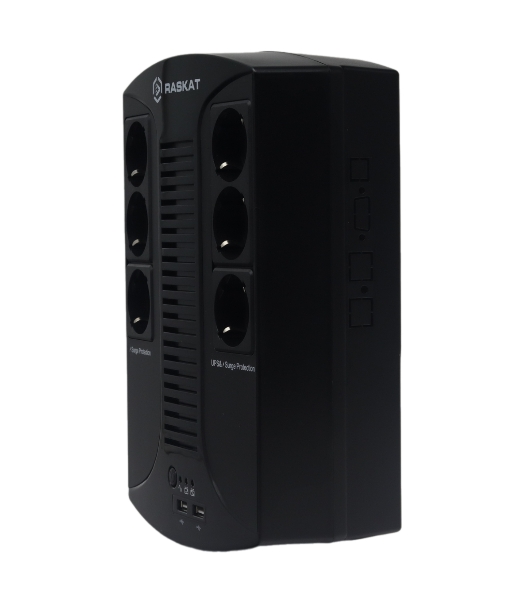 Источник бесперебойного питания ИБП Raskat VS-850VA 850VA, 510Вт, 6хCEE 7
