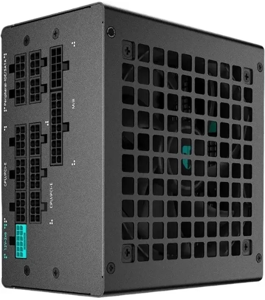 Блок питания Deepcool/GamerStorm PQ1000G (ATX 3.1, 1000W, Full Cable Management, PWM 120мм fan, 80 PLUS GOLD, Active PFC + Half Bridge + DC/DC, Full Japanese Capasitors, Gen5 PCIe) RET