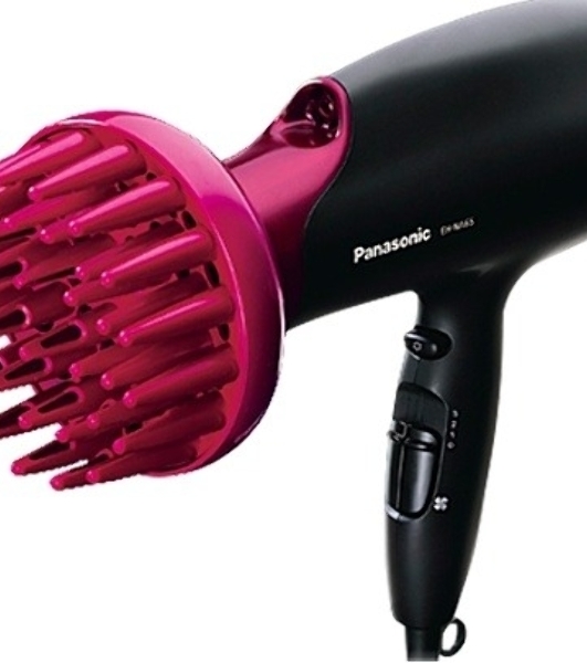 Фен Panasonic EH-NA65 черный/розовый, 2000 Вт, ионизация