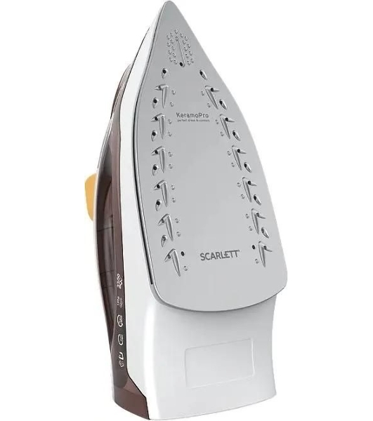 Утюг Scarlett SC-SI30K47, 2200 Вт, коричневый/белый