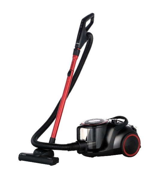 Пылесос Bosch BGS41POW1 черный/красный, 350/700 Вт, уборка сухая, пылесборник контейнер 2.4 л