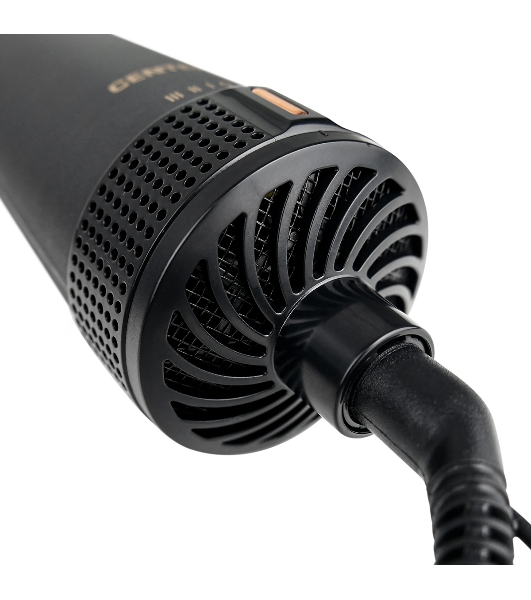 Фен-щетка Centek CT-2062 черный/золотистый, 1200 Вт, 80 мм, ионизация