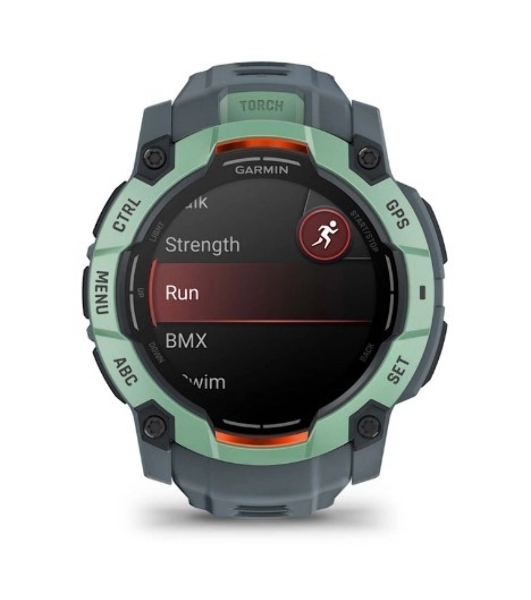 Умные часы Garmin Instinct 3 AMOLED 50mm, 1.3' AMOLED, ANT+, Bluetooth, 10 ATM, нео тропик / серый