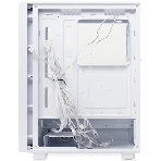 Компьютерный корпус HSPD M510, Mesh Mid Tower, белый, TG, 0.5 SPCC, 4x120мм ARGb ATX, mATX, mITX 180/280/160мм 1x2.5', 1x3.5', 7xPCI 2xUSB-A 3.0 517x277x418мм, фото6