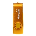 Флешка USB Smartbuy Twist Yellow (SB016GB2TWY), 16Gb, USB 2.0, R/W 15/7, желтый, фото 1