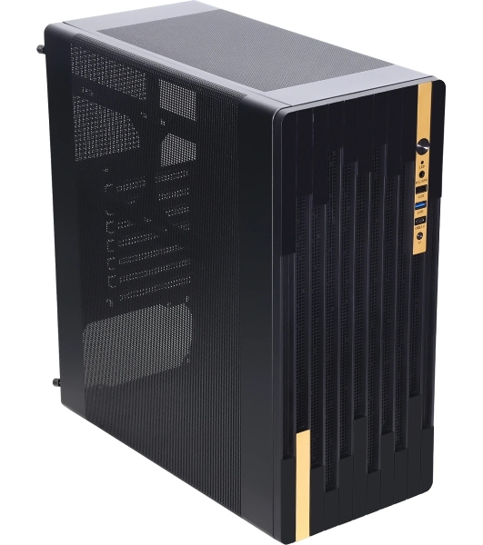 Компьютерный корпус Accord ACC-188R2 черный без БП ATX 4x120мм 1xUSB 2.0 1xUSB 3.0 1xUSB3.1 audio