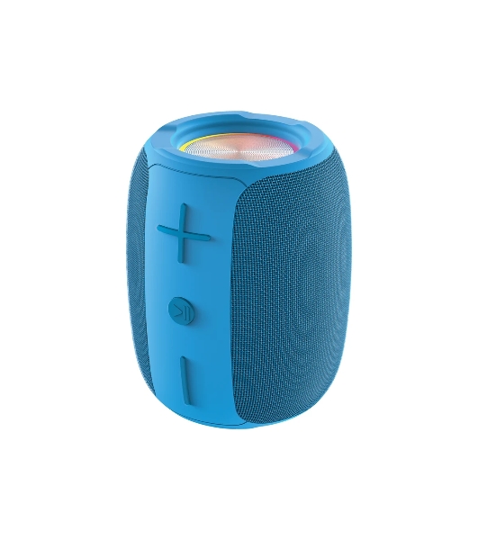 Колонка беспроводная QUMO BatteryBeats BT5.0 5Вт IP64 FM SD USB AUX подсветка 1500мА·ч синий