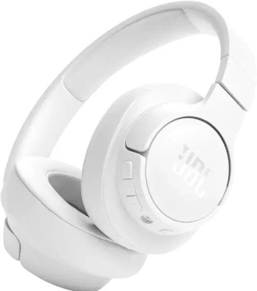 Беспроводные/проводные наушники JBL Tune 720BT белый, полноразмерные, Bluetooth 5.3 + проводной, до 76 ч
