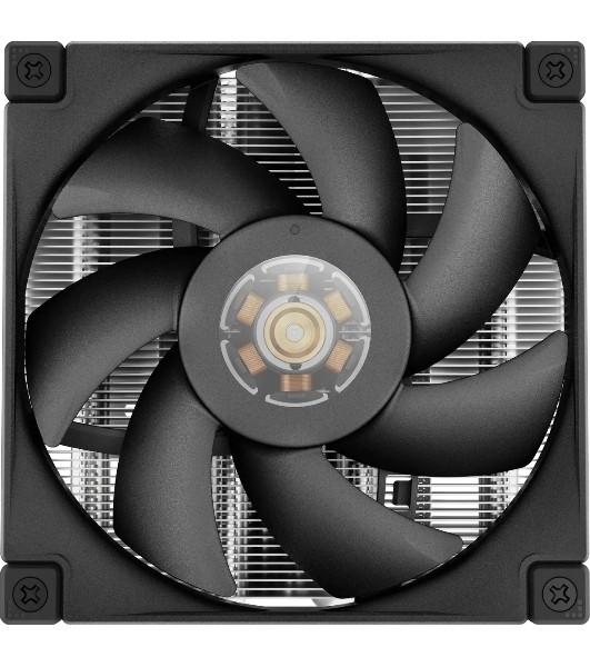 Кулер для процессора DEEPCOOL AN400, 92 мм, алюминий/медь, 2950 об/мин, 23.2 дБ, 4 pin, 150 Вт, 52.5 мм