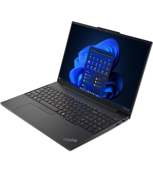 Ноутбук Lenovo ThinkPad E16 G2 Core Ultra 5 125U 16Gb SSD 512Gb Intel Graphics 16' IPS WUXGA (1920x1200) без ОС черный WiFi BT Cam (21MAS04600)