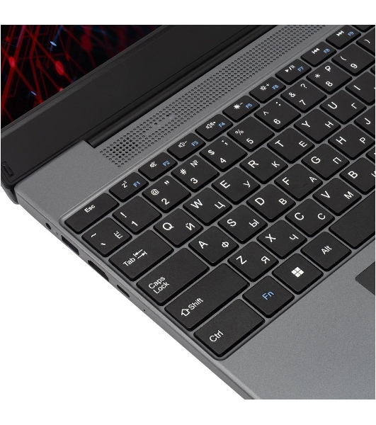 Ноутбук IRU Tactio 15PHC Ryzen 5 7430U 16Gb SSD 512Gb AMD Radeon Graphics 15.6' IPS FHD (1920x1080) FreeDOS black WiFi BT Cam 4000mAh (2150146)