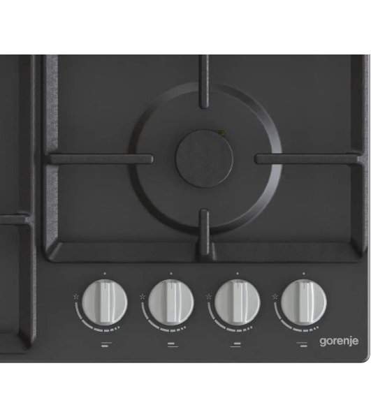 Газовая варочная панель Gorenje G641EXB, 4 конфорки, металл, черный