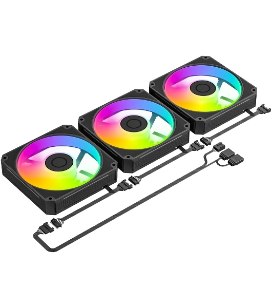 Система водяного охлаждения ID-Cooling SL360 V2 ARGB черный, алюминий/медь, 2500 об/мин, 31 дБ, 4 pin, 350 Вт