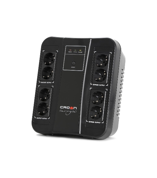 Источник бесперебойного питания Crown CMUS-295 EURO SMART/1000 ВА/600 Вт/8 х CEE 7 (евророзетка)
