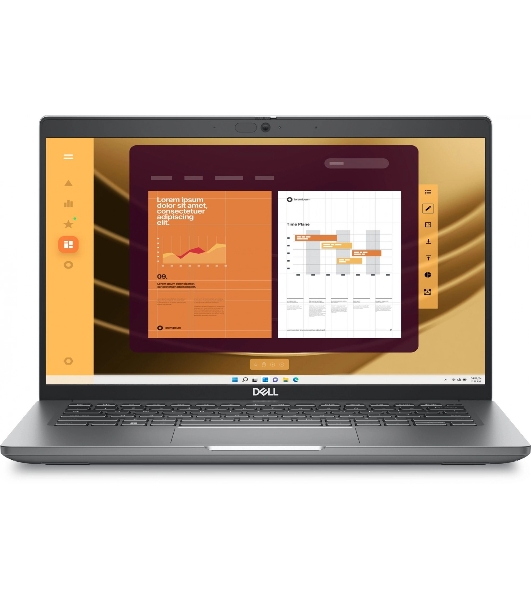 Ноутбук Dell Latitude 5450 черный 5450-7560 Core Ultra 7 155U 16Gb SSD 512Gb Intel Arc 14' WVA FHD (1920x1080) Linux black WiFi BT Cam (5450-7560)