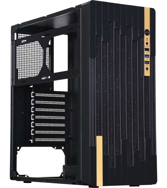 Компьютерный корпус Accord ACC-188R2 черный без БП ATX 4x120мм 1xUSB 2.0 1xUSB 3.0 1xUSB3.1 audio