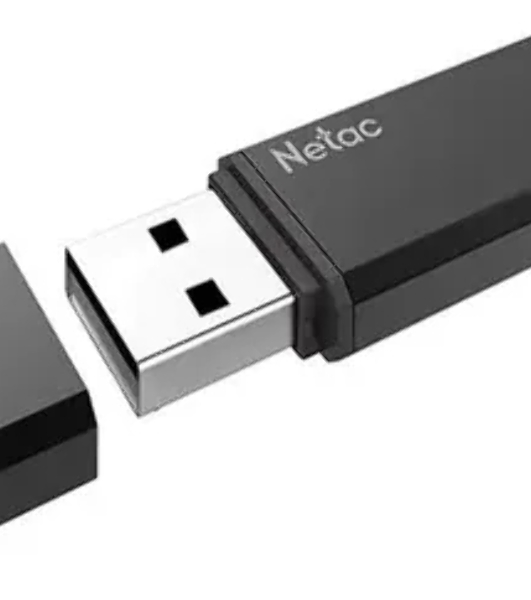 Флешка USB Netac U351 (NT03U351N-032G-32BK), 32Gb, USB 3.0, R/W 110/45, черный